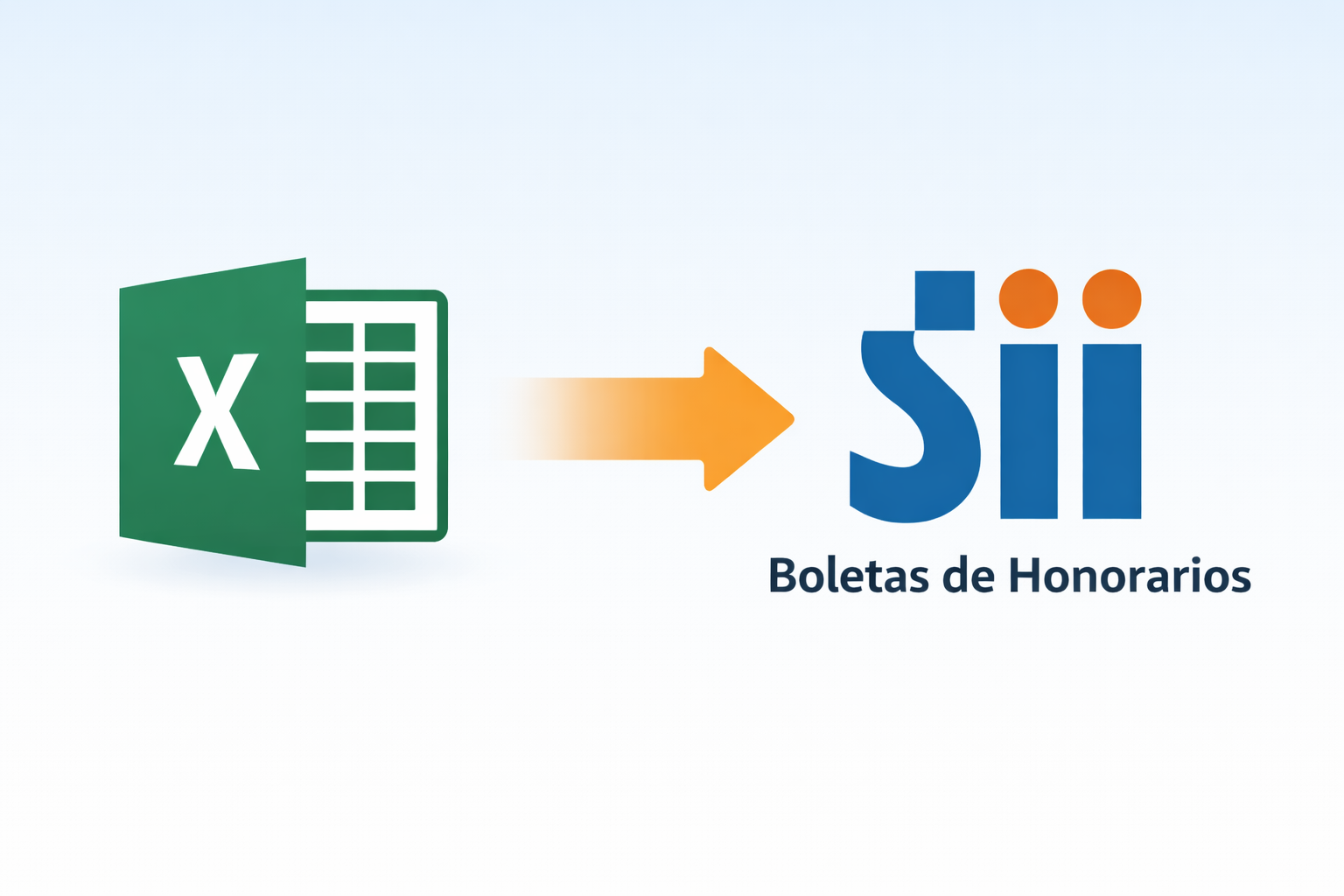 Excel a Boletas de Honorarios SII